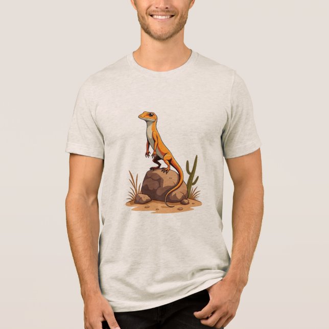 Sunbader Lizard Vibes Tri-Blend Shirt (Vorderseite)