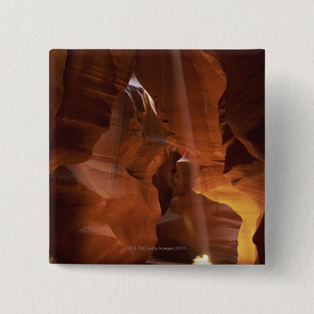 Sunbeam, der Tumbleweed auf Schluchtboden schlägt Button (Vorderseite)