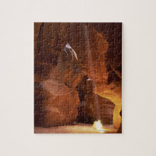 Sunbeam, der Tumbleweed auf Schluchtboden schlägt Puzzle