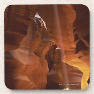 Sunbeam, der Tumbleweed auf Schluchtboden schlägt Untersetzer