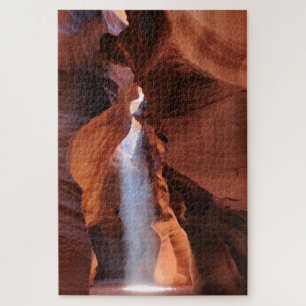 Sunbeam in Upper Antelope Canyon in Arizona Puzzle