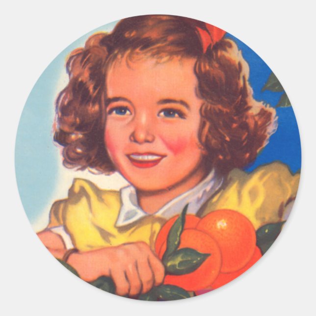 Sunbeam Runder Aufkleber (Vorderseite)