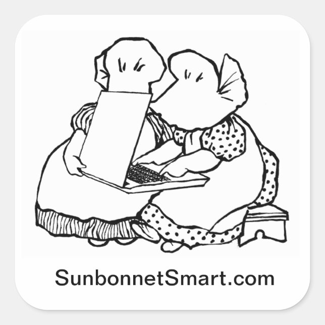 Sunbonnet Smart Large Stickers (Vorderseite)