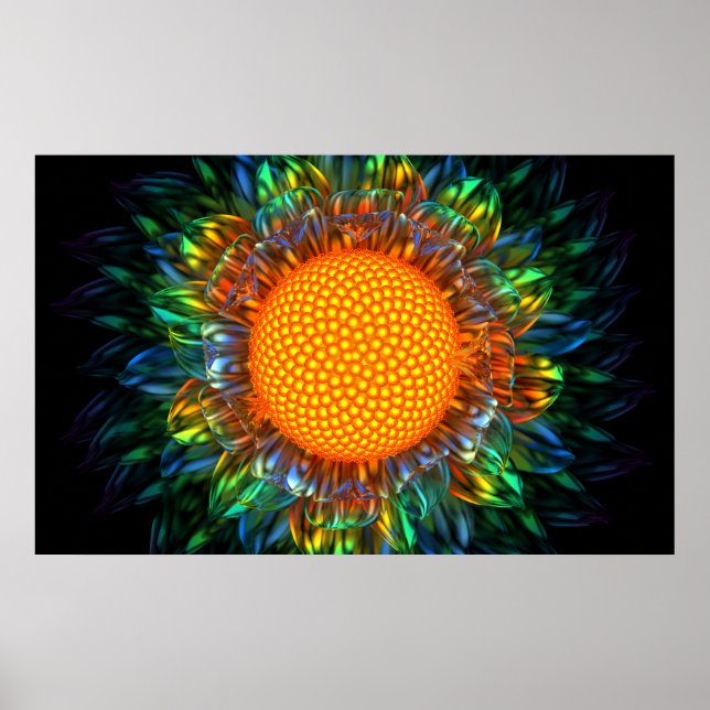 Sunburst Daisy Poster (Vorne)