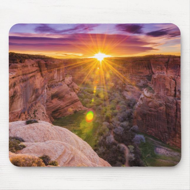 Sunburst in Canyon de Chelly, AZ Mousepad (Vorne)
