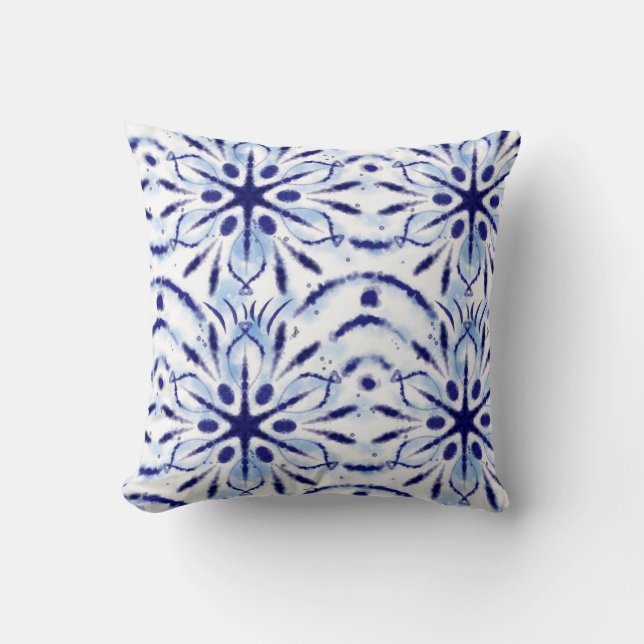 “Sunburst Mosaic Pillow” Kissen (Vorderseite)