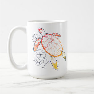 Sunburst Sea Turtle Kaffeetasse