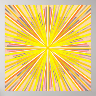 Sunburst-String Poster