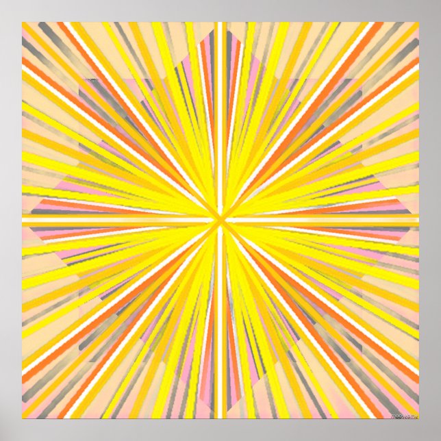 Sunburst-String   Poster (Vorne)