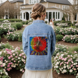 Sunburst Sunflower Jeans Jacket Jeansjacke