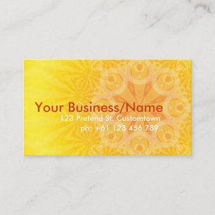 Sunburstia Business Card Visitenkarte