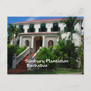 Sunbury Plantation in Barbados Postkarte