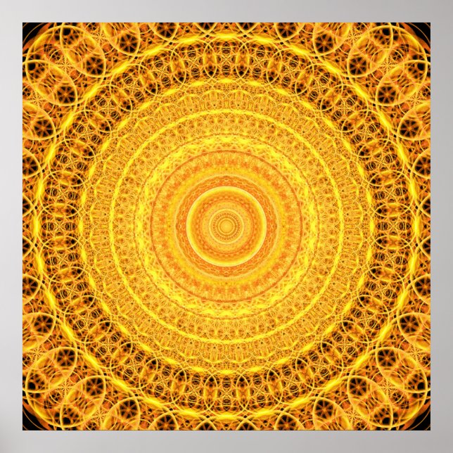 Suncatcher Mandala Poster (Vorne)