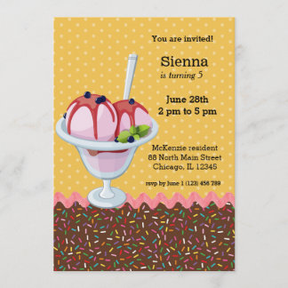 Sundae * Farbe wählen Einladung