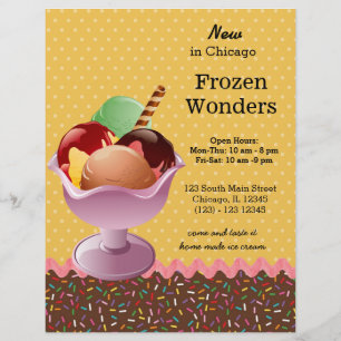 Sundae * Farbe wählen Flyer