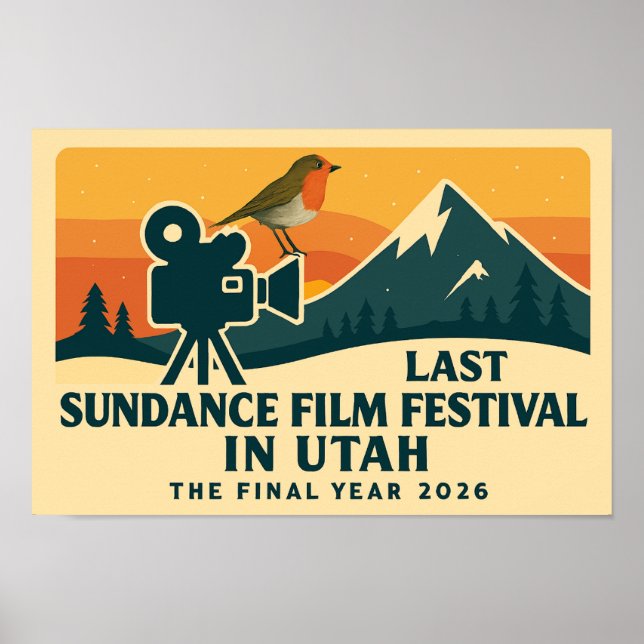 Sundance Film Festival’s Last Utah Event Poster (Vorne)