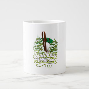 Sundance Mountain - Utah Ski Logo Jumbo-Tasse