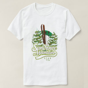 Sundance Mountain Utah Ski-Logo T-Shirt