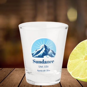 Sundance Mountain Utah Skigebiet Après-Ski Schnapsglas