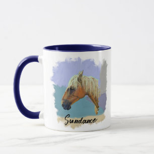 "Sundance" - Pferdeportrait - Personalisieren Sie Tasse