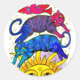 Sundance Runder Aufkleber