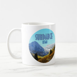 Sundance Utah Berge Vintage Kaffeetasse