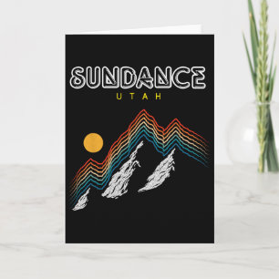 Sundance Utah - USA Wandern und Klettern 1980er Re Karte