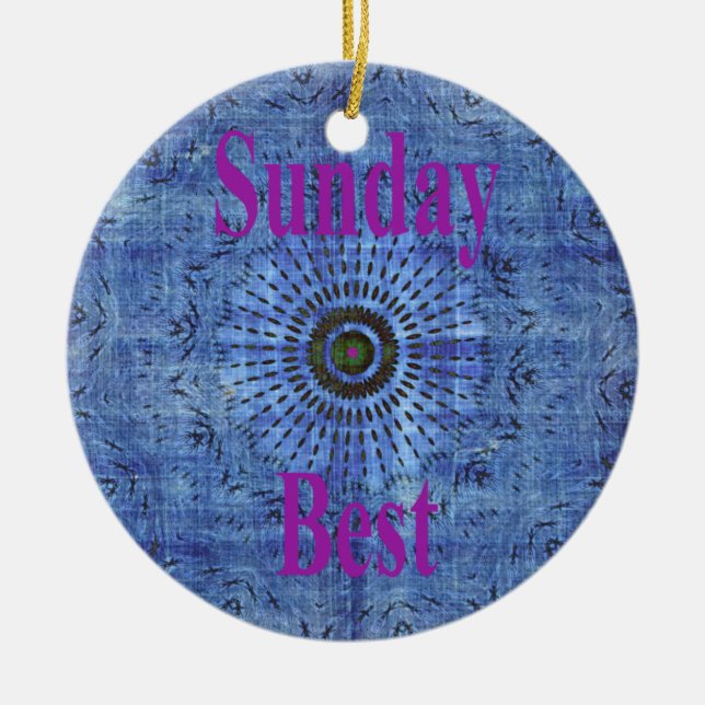 Sunday Best Keramikornament (Vorne)