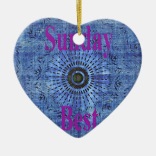 Sunday Best Keramikornament