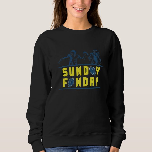 Sunday Funday American College Football Premium Sweatshirt (Vorderseite)
