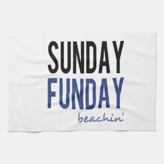 Sunday Funday Beachin' Handtuch