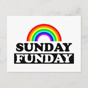 Sunday Funday Postkarte