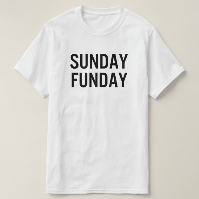 Sunday Funday T-Shirt (Design vorne)