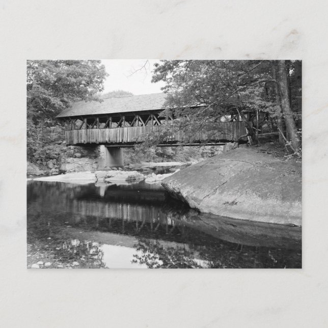 Sunday River Bridge Postkarte (Vorderseite)