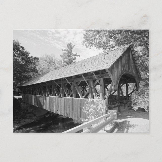Sunday River Bridge Postkarte (Vorderseite)