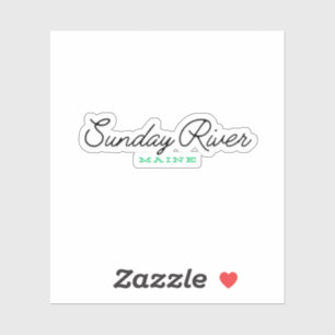 Sunday River Maine Aufkleber