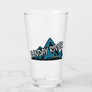 Sunday River Maine Berge Glas