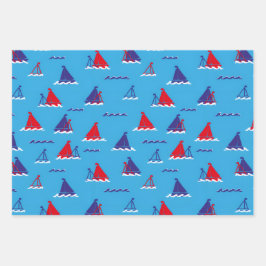 Sunday Sail Dark Geschenkpapier Set