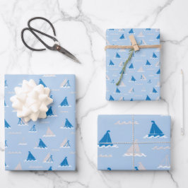Sunday Sail light Geschenkpapier Set
