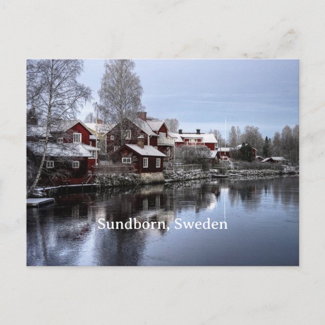 Sundborn, Schweden Postkarte (Vorderseite)