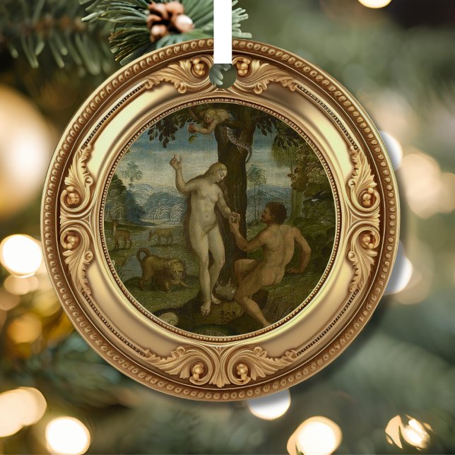 Sündenfall Garten Eden Advent Jessebaum Ornament Aus Metall (Von Creator hochgeladen)