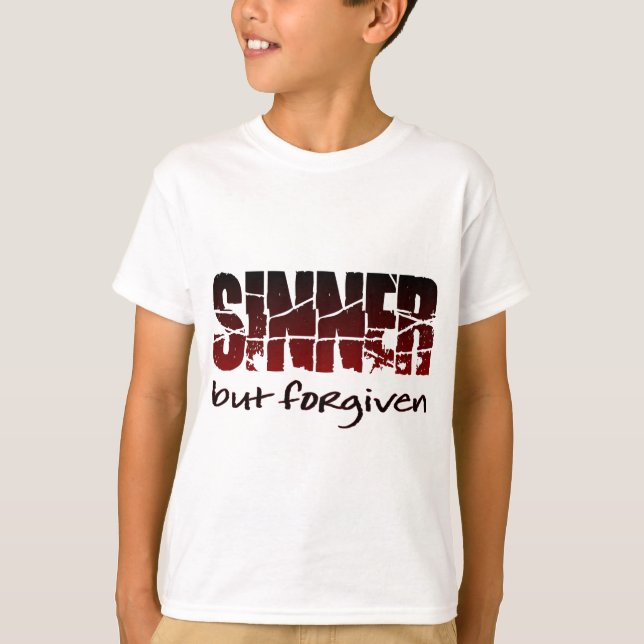 Sünder aber verziehen T-Shirt (Vorderseite)
