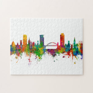 Sunderland England Skyline Puzzle