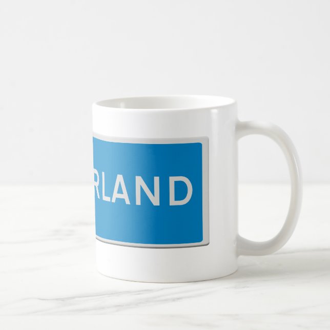 Sunderland Roadsign Kaffeetasse (Rechts)