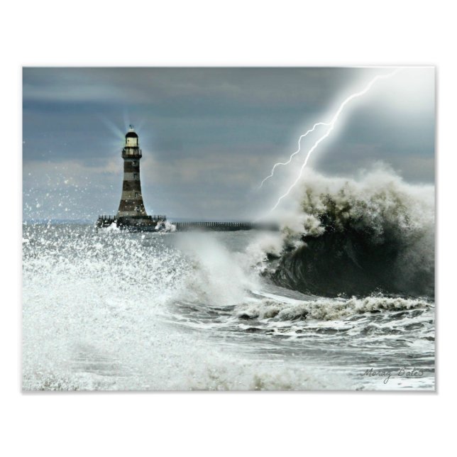 Sunderland - Roker Pier & Lighthouse Fotodruck (Vorne)