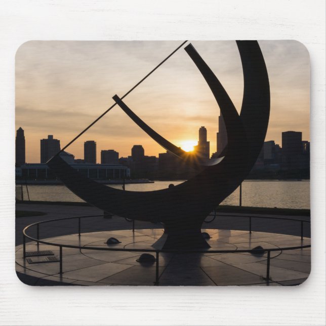 Sundial Sunset Mousepad (Vorne)