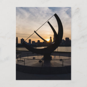 Sundial Sunset Postkarte