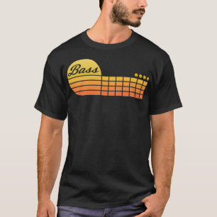 Sundown Groove Retro Bass Gitarre Vibes 1 T-Shirt