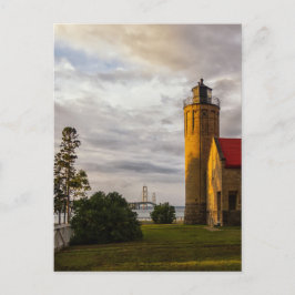 Sundown in in Mackinaw City Postkarte