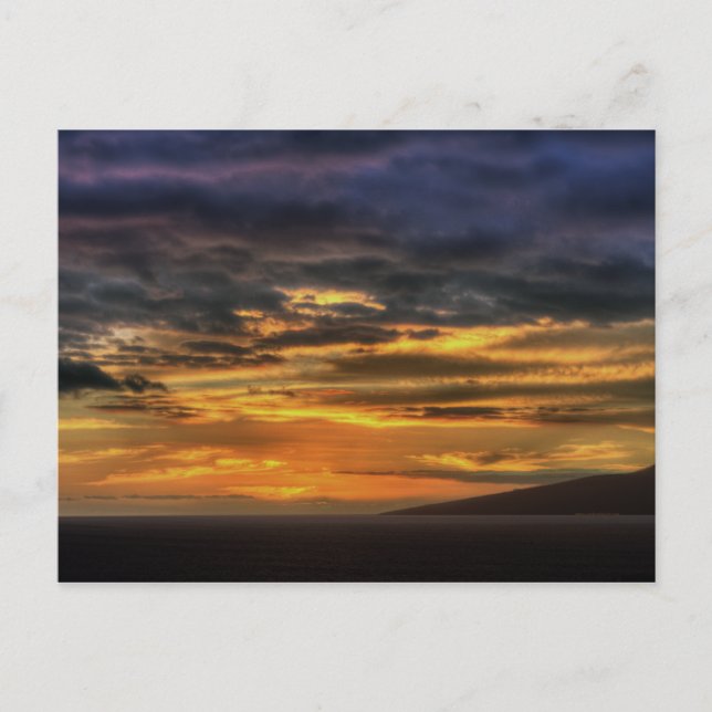 Sundown, Teneriffa South Postcard Postkarte (Vorderseite)